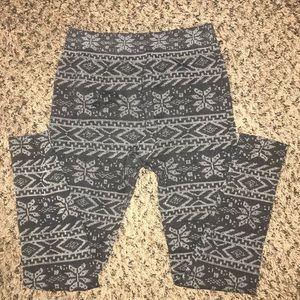 Fleece lined leggings